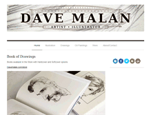 Tablet Screenshot of davemalan.com